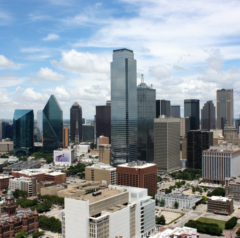 Downtown skyline of Dallas, Texas